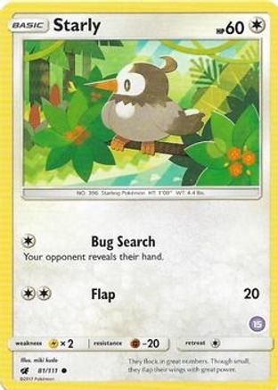 Starly (15) - SM Trainer Kit Alolan Sandslash & Alolan Ninetales-1