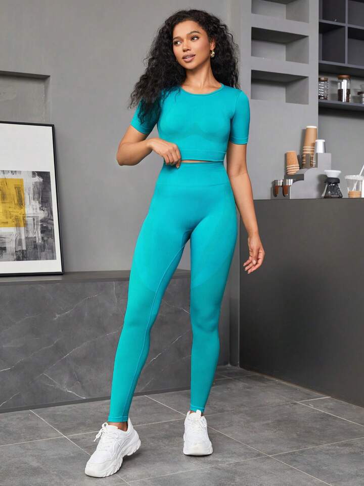Women’s Training Workout Set – Sports Suit for Fitness, Gym & Activewear-13