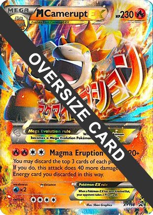 M Camerupt EX - XY198 - Jumbo Cards Holofoil-1