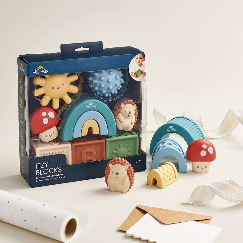 Itzy Ritzy Canada - ITZY BLOCKS™ Sensory Block Set - Ages 1–2-3