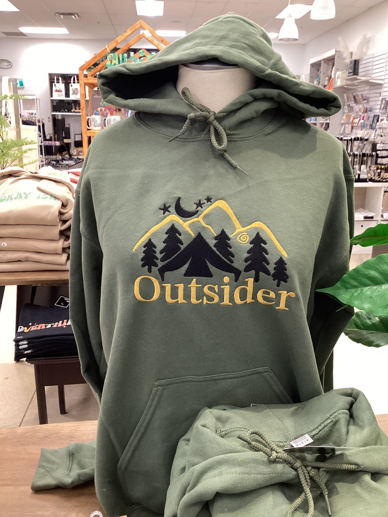 Green Outsider Camping Hoodie-1