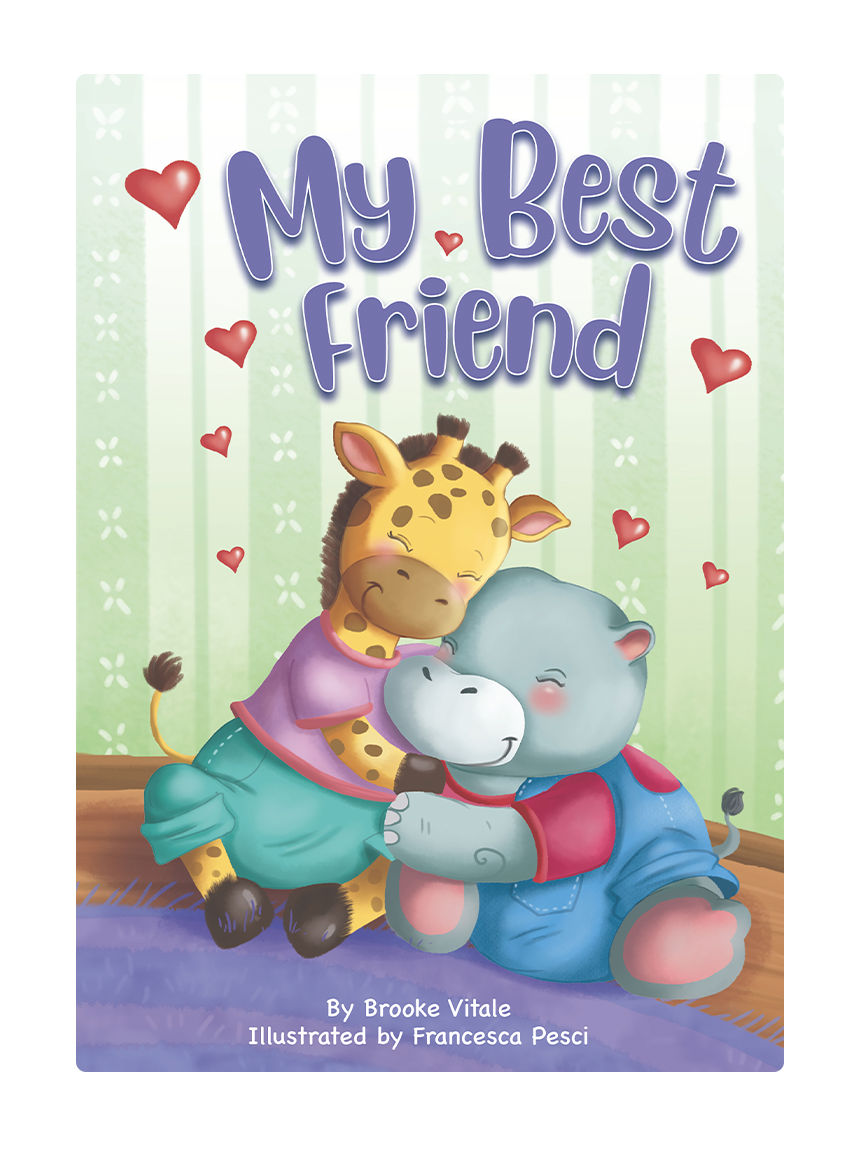 Little Hippo Books - My Best Friend - Children's Padded Board Book - Ages 0–5-1