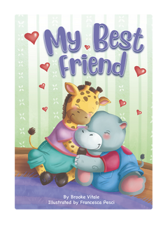 Little Hippo Books - My Best Friend - Children's Padded Board Book - Ages 0–5-1