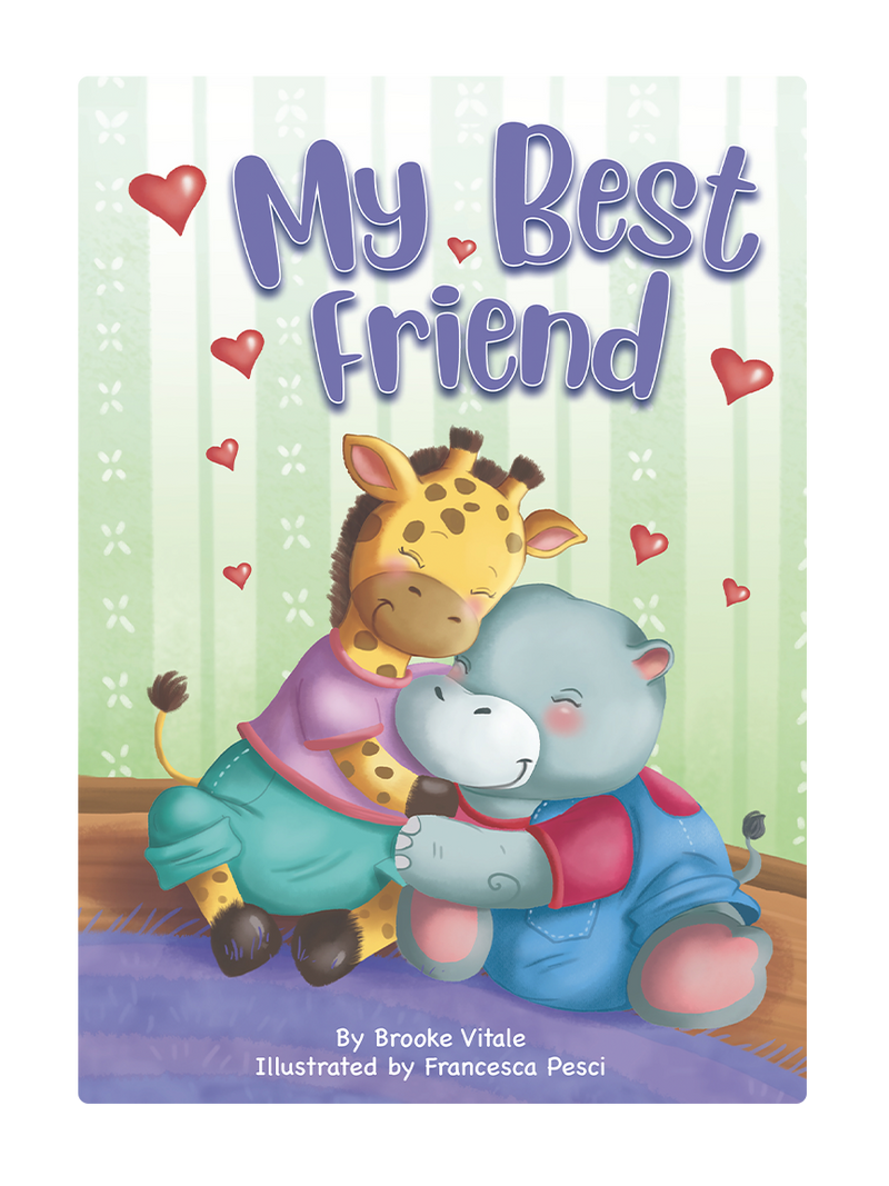 Little Hippo Books - My Best Friend - Children's Padded Board Book - Ages 0–5-1