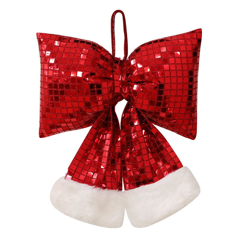 Mirror Bow Christmas Tree Decoration-7
