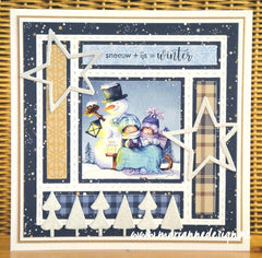 Bloc de papier Marianne Design A4 - Hygge d'hiver-8