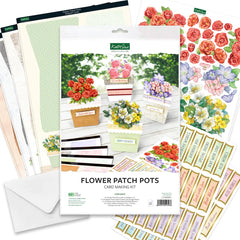Flower Patch Pots Card Making Kit-2