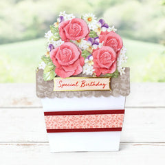 Flower Patch Pots Card Making Kit-8