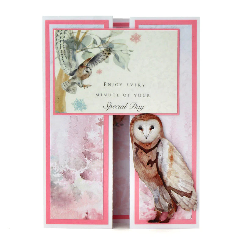 Watercolour Christmas Animals, Die-Cut Pop Up Cards-8