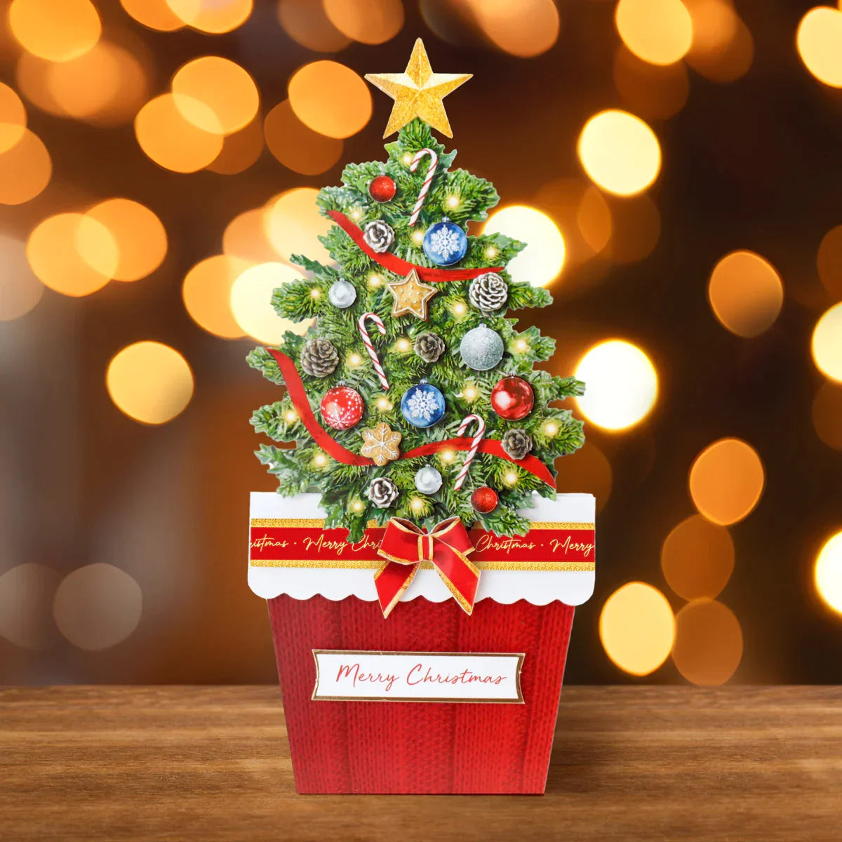 Christmas Flower Pots Card Making Kit-8