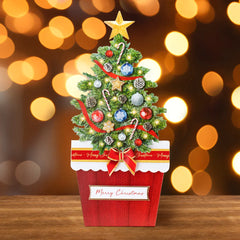 Christmas Flower Pots Card Making Kit-8