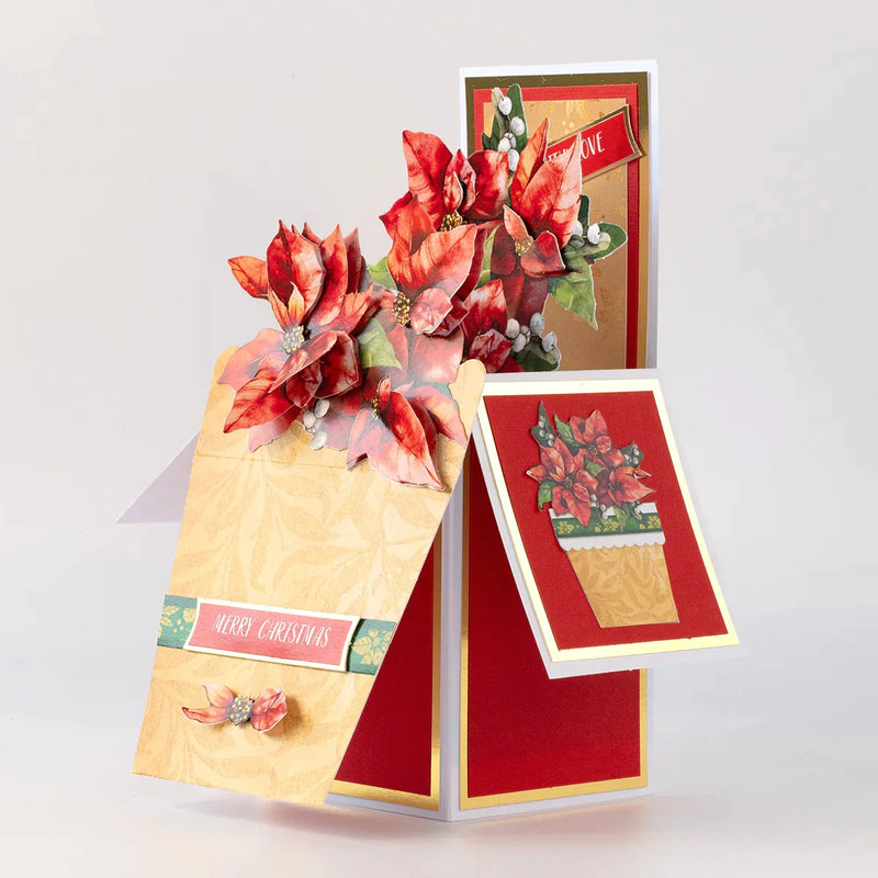 Christmas Flower Pots Card Making Kit-9
