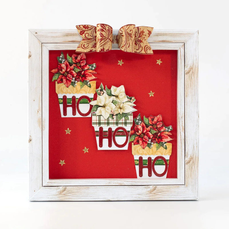 Christmas Flower Pots Card Making Kit-10