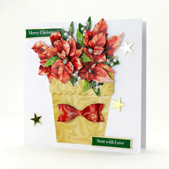 Christmas Flower Pots Card Making Kit-12