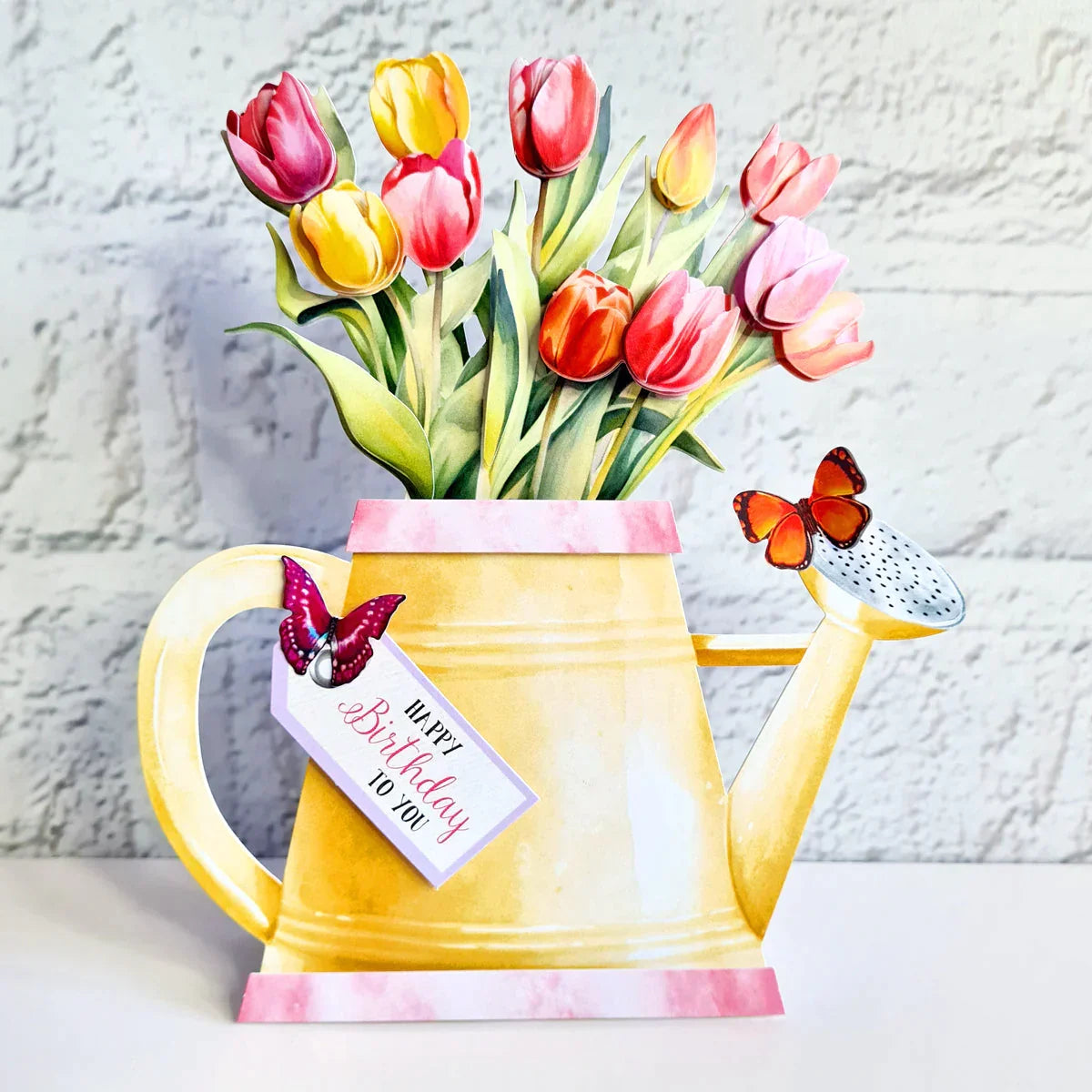 Watering Can Blossoms and Blooms, Card Making Kit-10