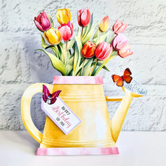 Watering Can Blossoms and Blooms, Card Making Kit-10