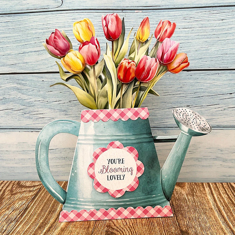 Watering Can Blossoms and Blooms, Card Making Kit-13