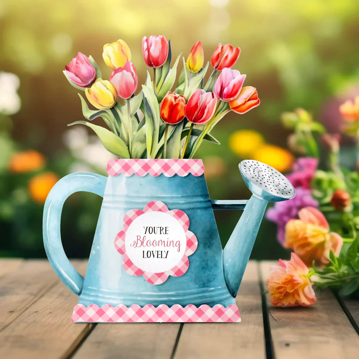Watering Can Blossoms and Blooms, Card Making Kit-6