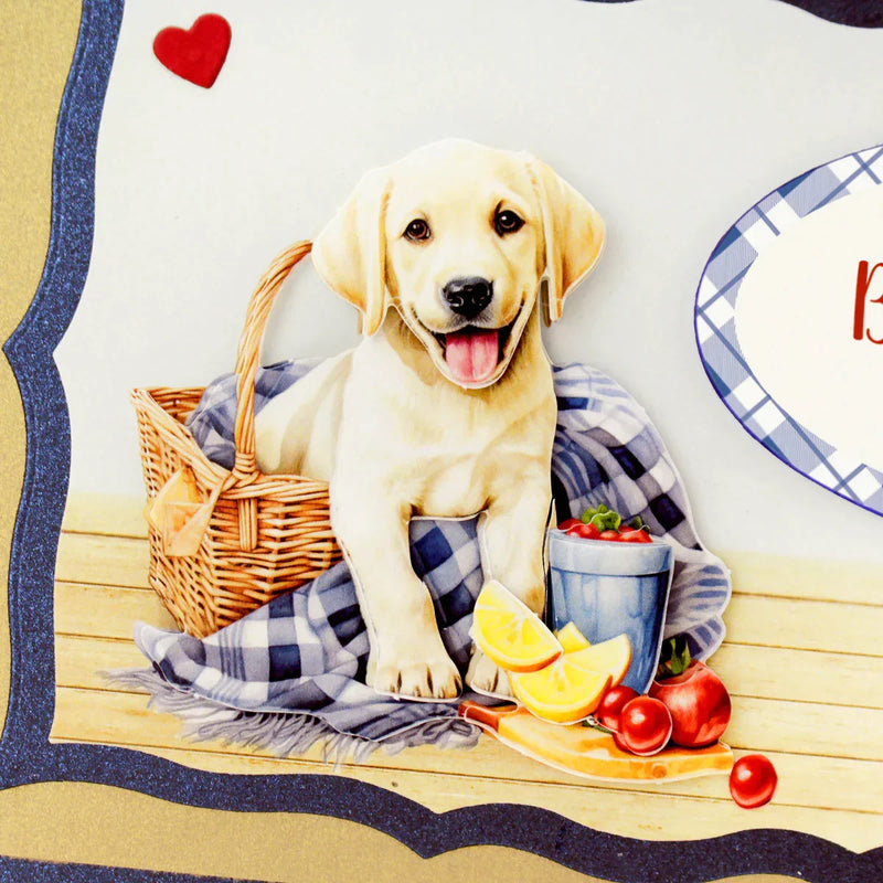 Picnic Pups Die Cut Topper & Decoupage Collection-12
