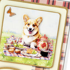 Picnic Pups Die Cut Topper & Decoupage Collection-16