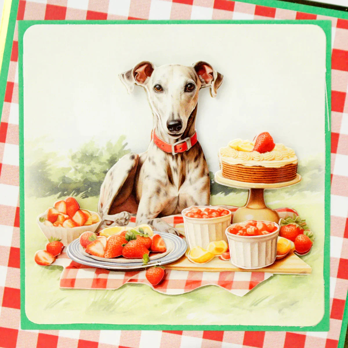 Picnic Pups Die Cut Topper & Decoupage Collection-13