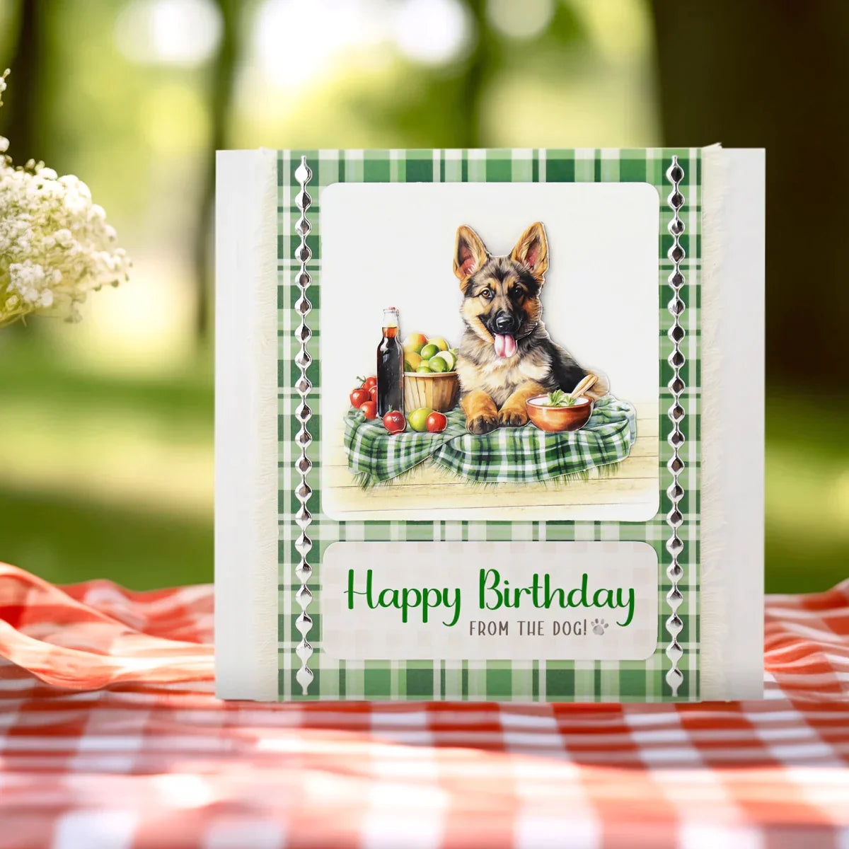 Picnic Pups Die Cut Topper & Decoupage Collection-21
