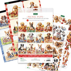 Picnic Pups Die Cut Topper & Decoupage Collection-2