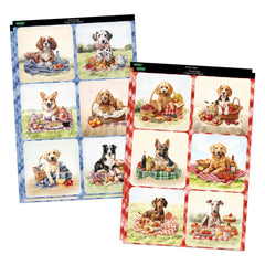 Picnic Pups Die Cut Topper & Decoupage Collection-3