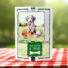 Picnic Pups Die Cut Topper & Decoupage Collection-9