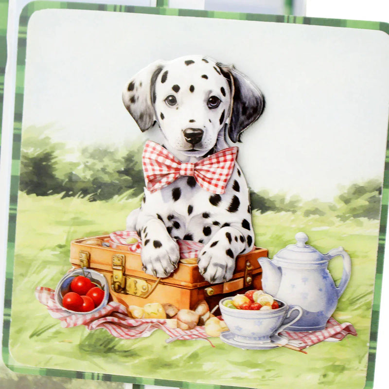 Picnic Pups Die Cut Topper & Decoupage Collection-10