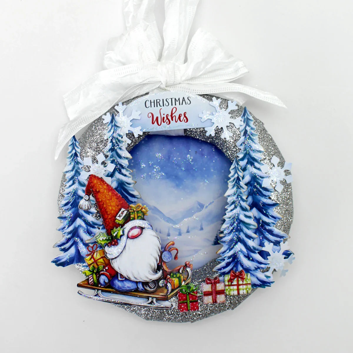 Christmas Garden Gnomes, Pop Up Card Making Kit-8