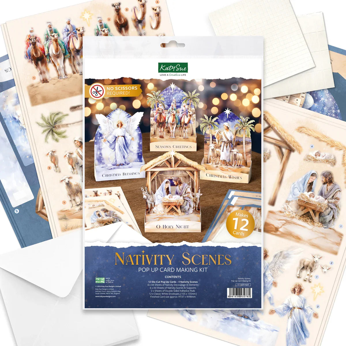 Nativity Scenes, Pop Up Card Making Kit-2