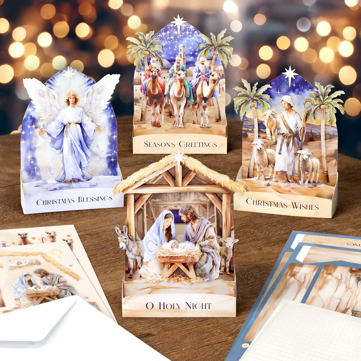Nativity Scenes, Pop Up Card Making Kit-4