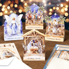 Nativity Scenes, Pop Up Card Making Kit-4