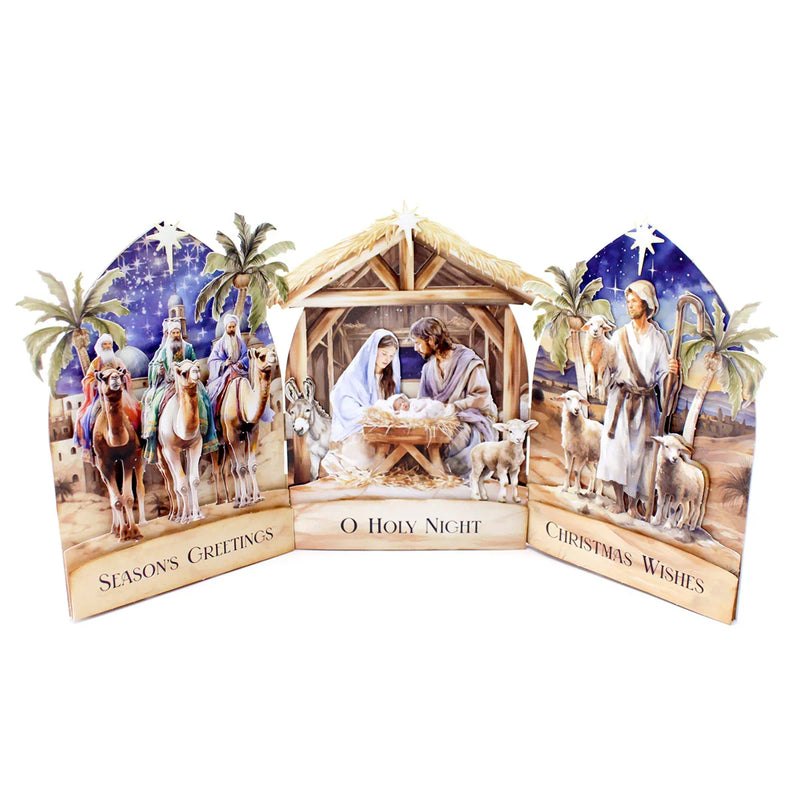 Nativity Scenes, Pop Up Card Making Kit-5