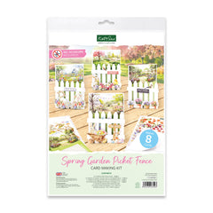 Spring Garden Picket Fence, Card Making Kit-1