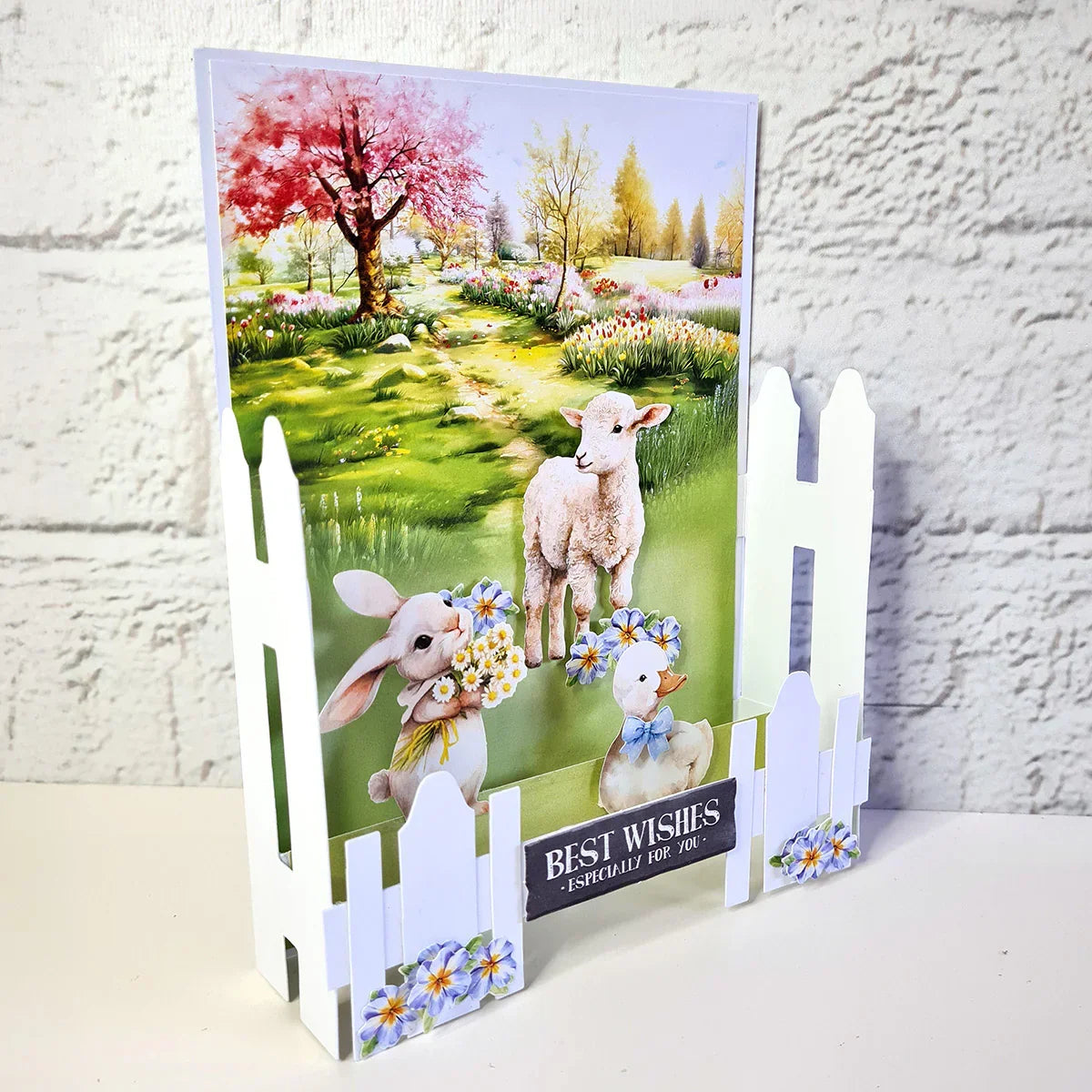 Spring Garden Picket Fence, Card Making Kit-12