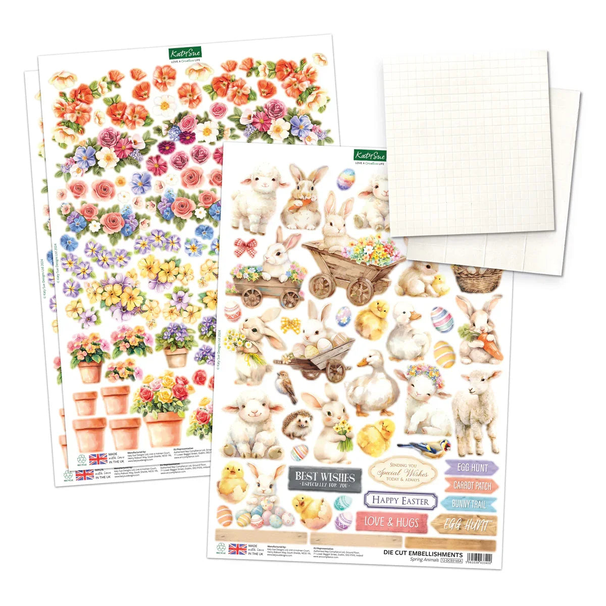 Spring Garden Picket Fence, Card Making Kit-3