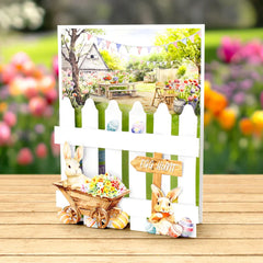 Spring Garden Picket Fence, Card Making Kit-6