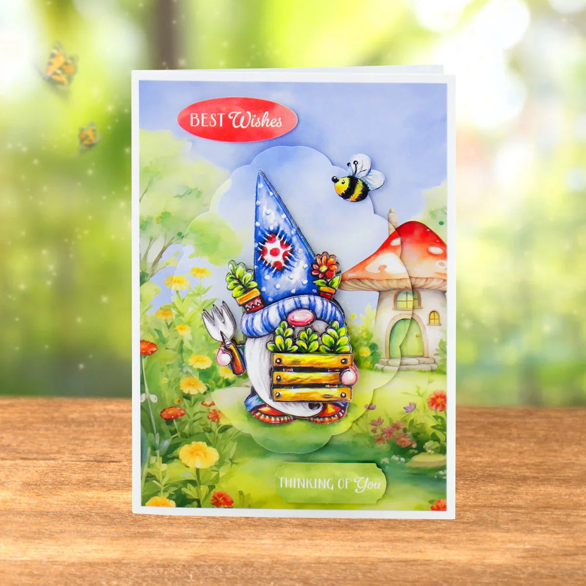 The Garden Gnomes Card Making Kit-11