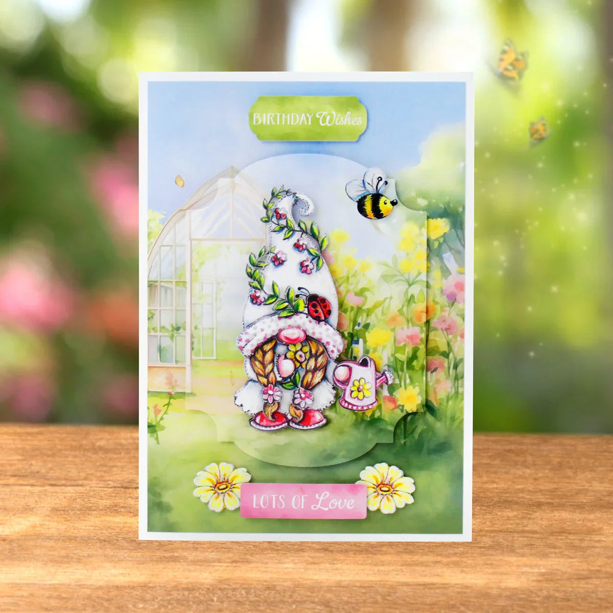 The Garden Gnomes Card Making Kit-12