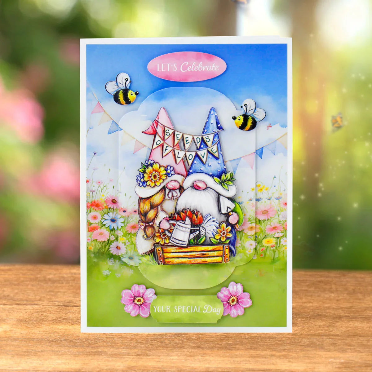 The Garden Gnomes Card Making Kit-13