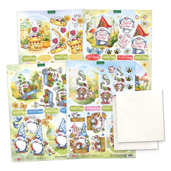 The Garden Gnomes Card Making Kit-3