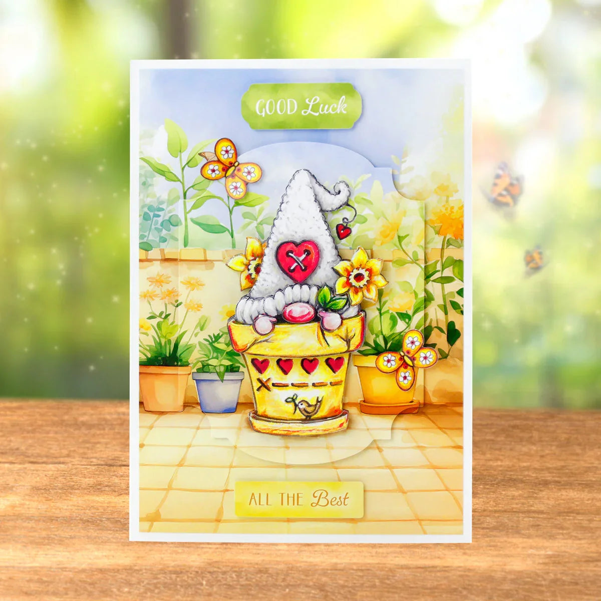 The Garden Gnomes Card Making Kit-7