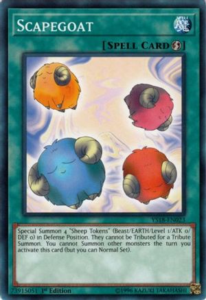 Scapegoat (YS18-EN023) - Starter Deck: Codebreaker 1st Edition-1