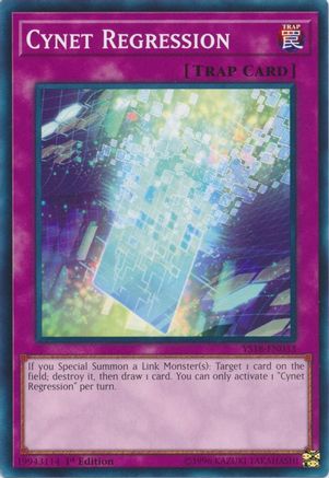 Cynet Regression (YS18-EN033) - Starter Deck: Codebreaker 1st Edition-1
