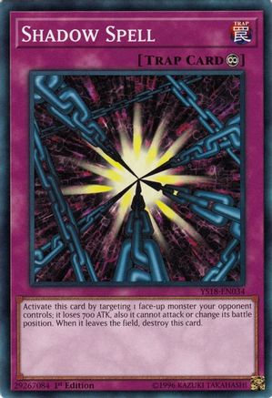 Shadow Spell (YS18-EN034) - Starter Deck: Codebreaker 1st Edition-1