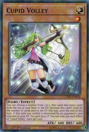 Cupid Volley (CYHO-EN024) - Cybernetic Horizon 1st Edition-1