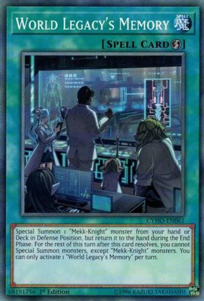 World Legacy's Memory (CYHO-EN061) - Cybernetic Horizon Unlimited-1