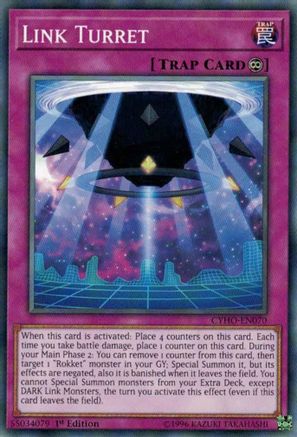 Link Turret (CYHO-EN070) - Cybernetic Horizon 1st Edition-1